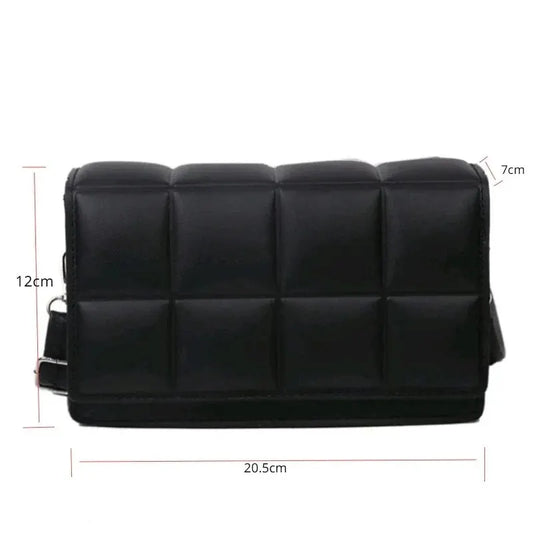 Bolso de Hombro Acolchado Chic Novastyle™