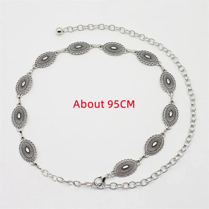 Cinturón de Cadena Dorada | Accesorio Aesthetic Y2K Novastyle™