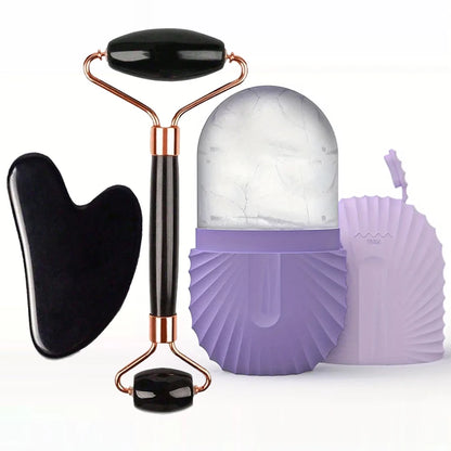 Set Rodillo Facial Gua Sha | Tu Ritual de Belleza en Casa