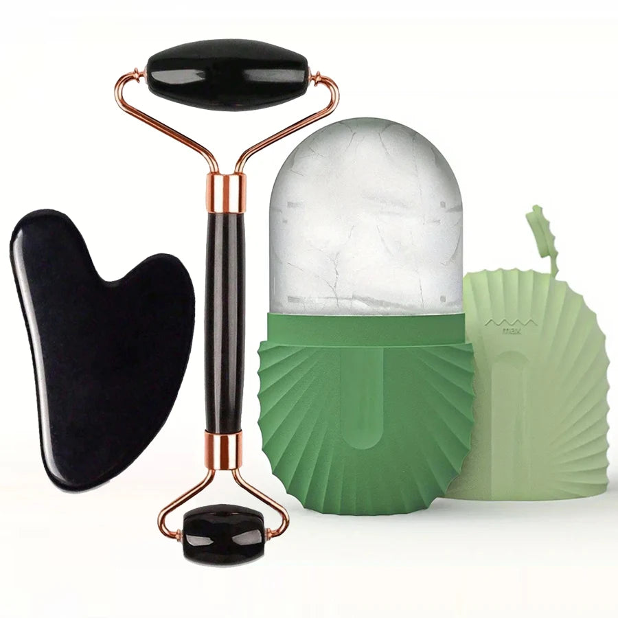 Set Rodillo Facial Gua Sha | Tu Ritual de Belleza en Casa