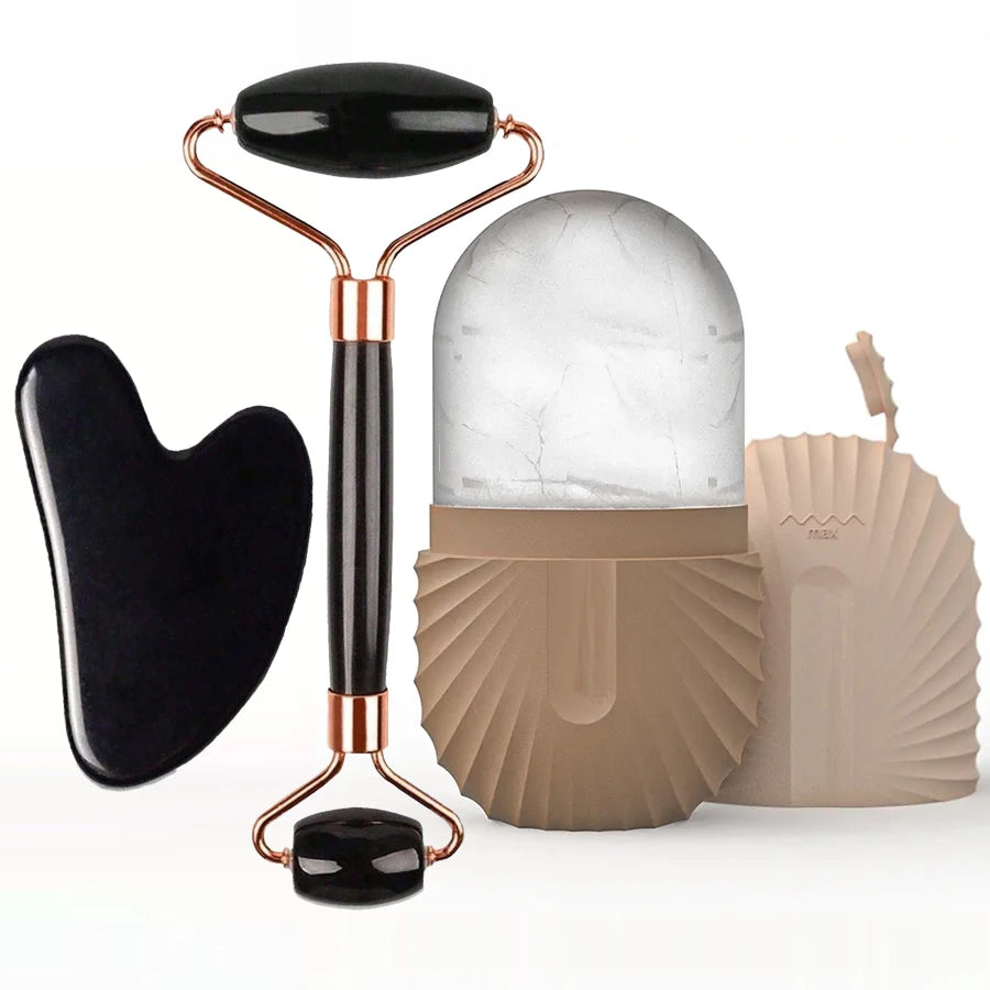 Set Rodillo Facial Gua Sha | Tu Ritual de Belleza en Casa