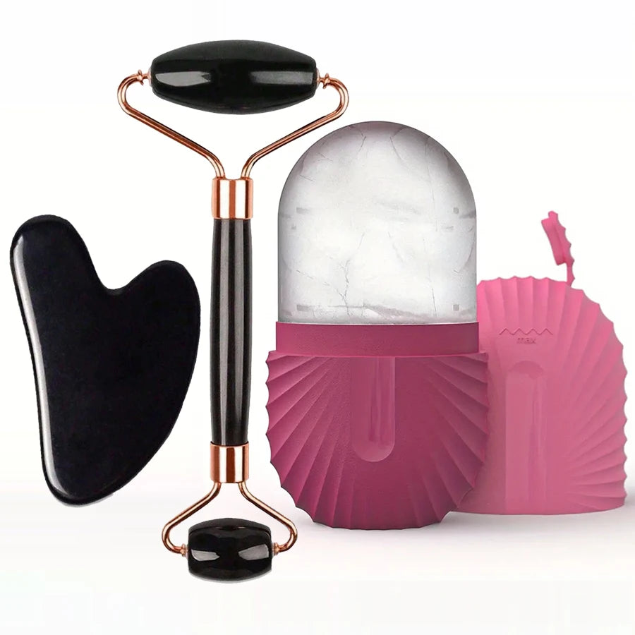 Set Rodillo Facial Gua Sha | Tu Ritual de Belleza en Casa