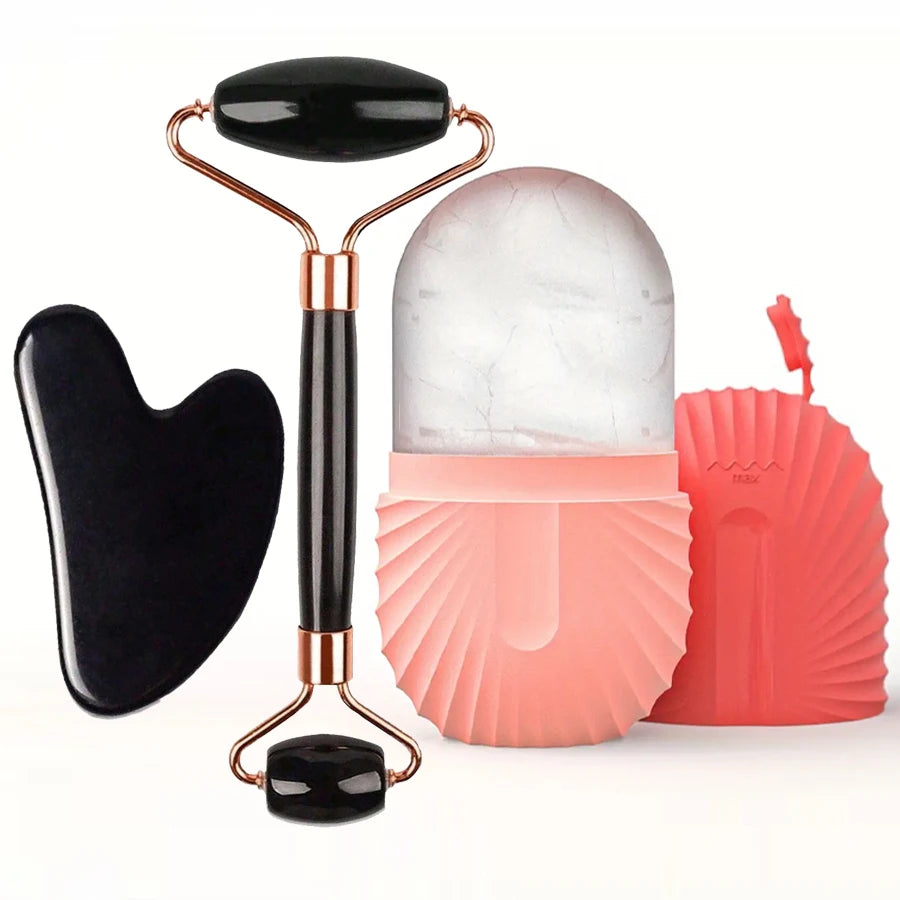 Set Rodillo Facial Gua Sha | Tu Ritual de Belleza en Casa