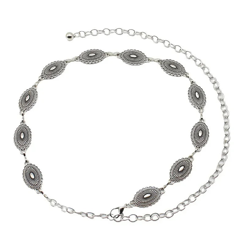 Cinturón de Cadena Dorada | Accesorio Aesthetic Y2K Novastyle™