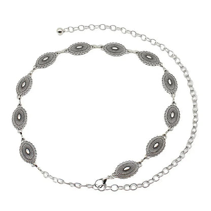 Cinturón de Cadena Dorada | Accesorio Aesthetic Y2K Novastyle™
